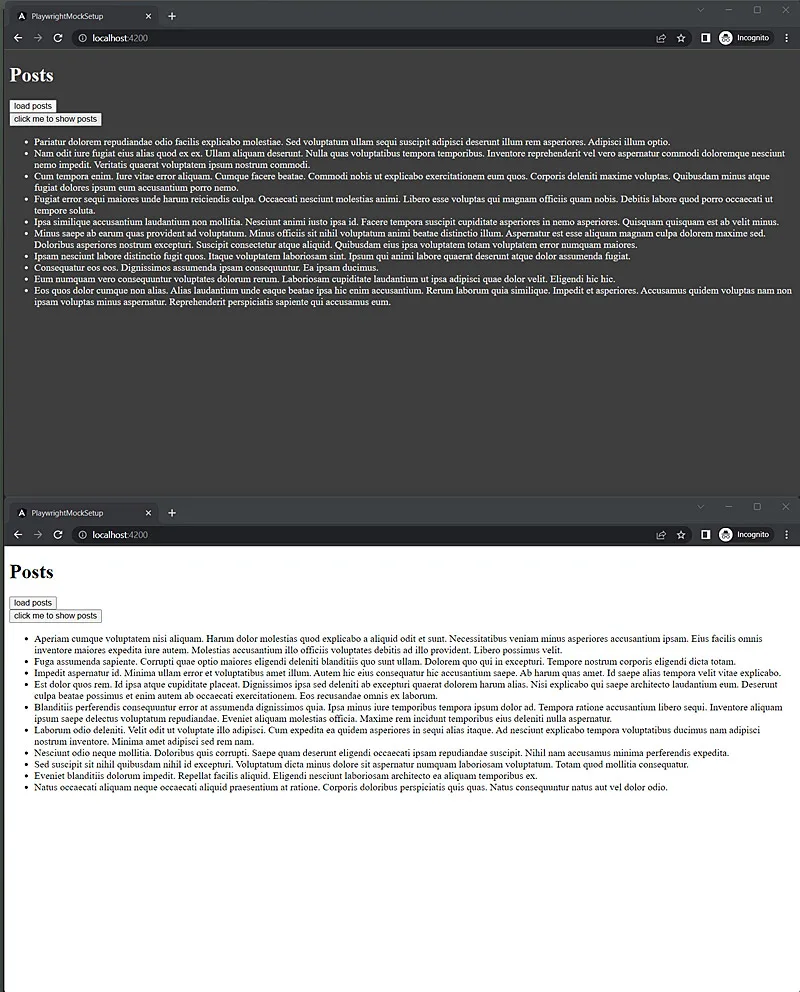 Dark and light mode emulation